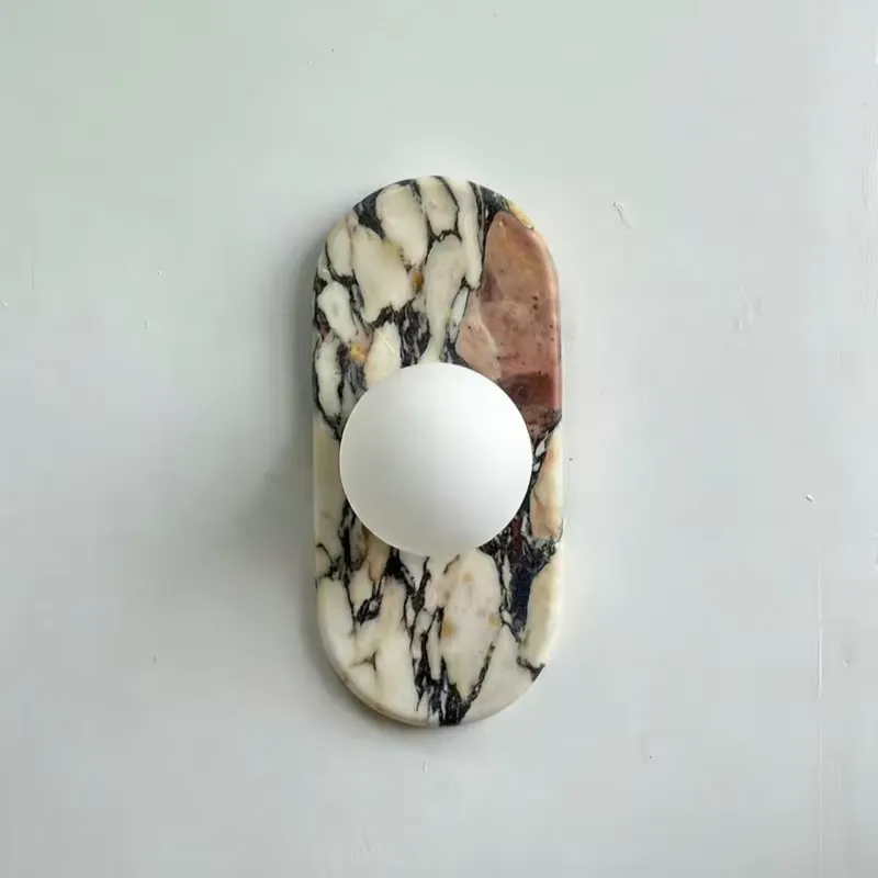 Lighting Decoration For Home - SJX Minimalist Natural Calacatta Viola Marble