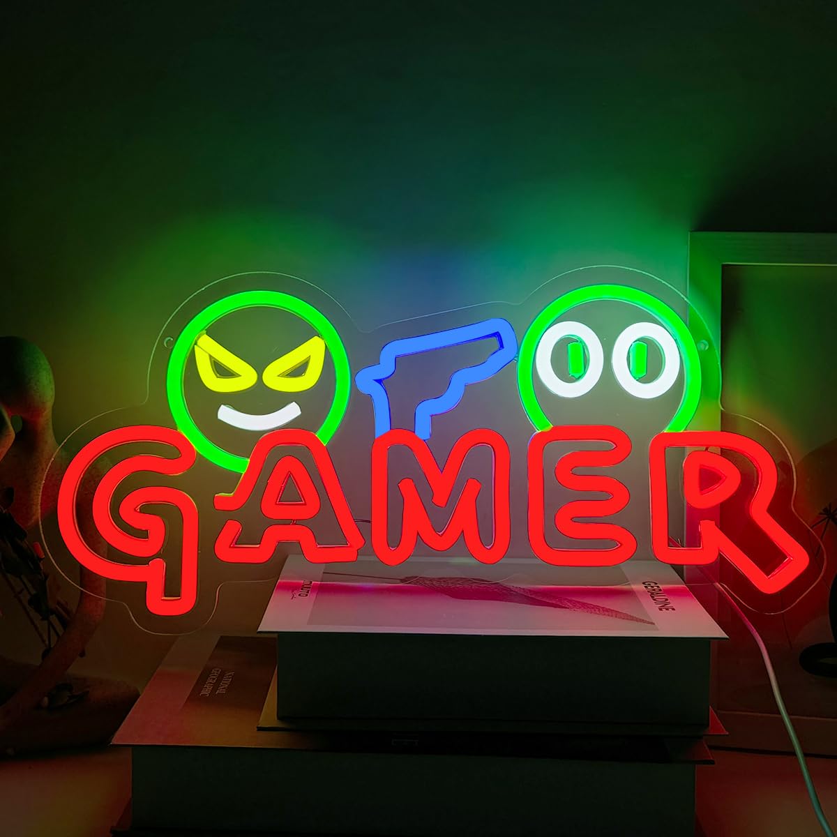 Gamer Neon Sign LED Wall Light - Lighting Decoration Wedding 评论和价格