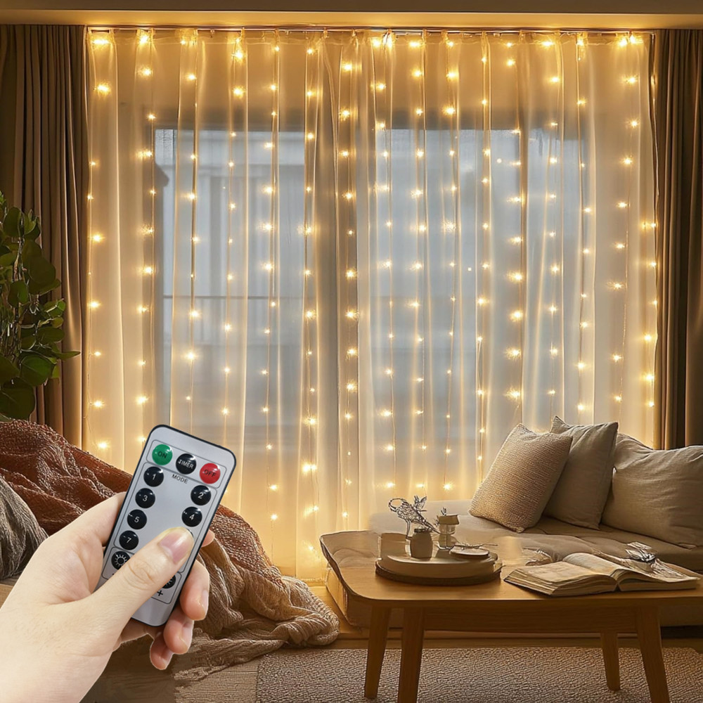 3/4/6m Fairy Lamp with 8 Mode  - Fairy Light Curtain 评论和价格