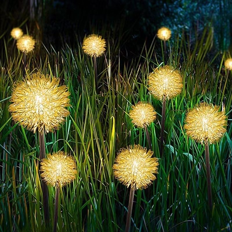 10 Combo Solar Dandelion Ball  - Lighting Decoration Wedding 评论和价格