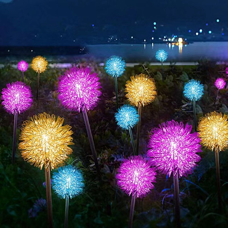 10 Combo Solar Dandelion Ball  - Lighting Decoration Wedding 评论和价格