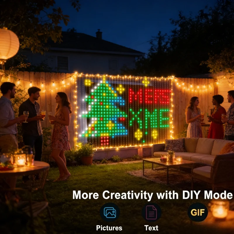 Smart 400LED Curtain Lights, M - Lighting Decoration Wedding 评论和价格