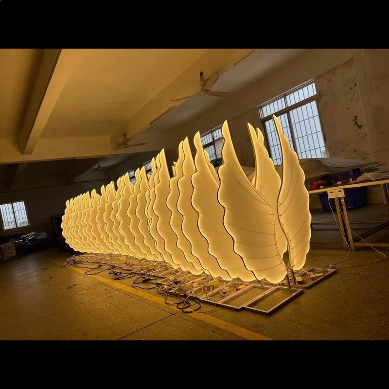 Glowing Angel Wings Light Prop - Lighting Decoration Wedding 评论和价格