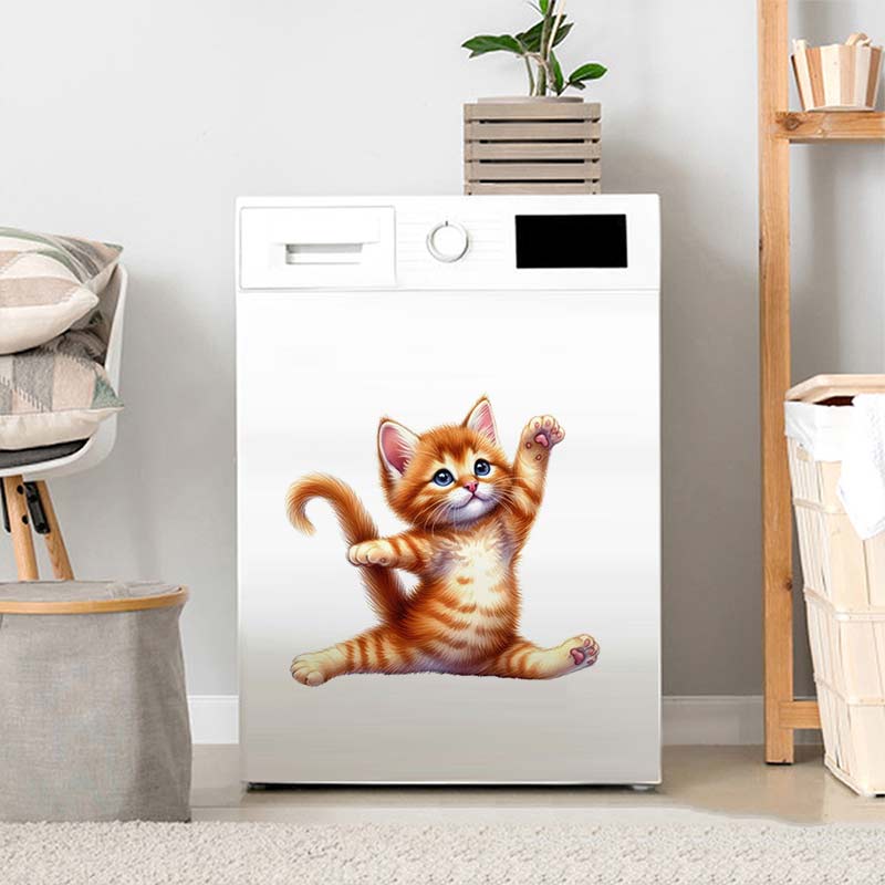 Yoga Cat  Wall Sticker Removab - Lighting Mcqueen Bedroom Decor 评论和价格