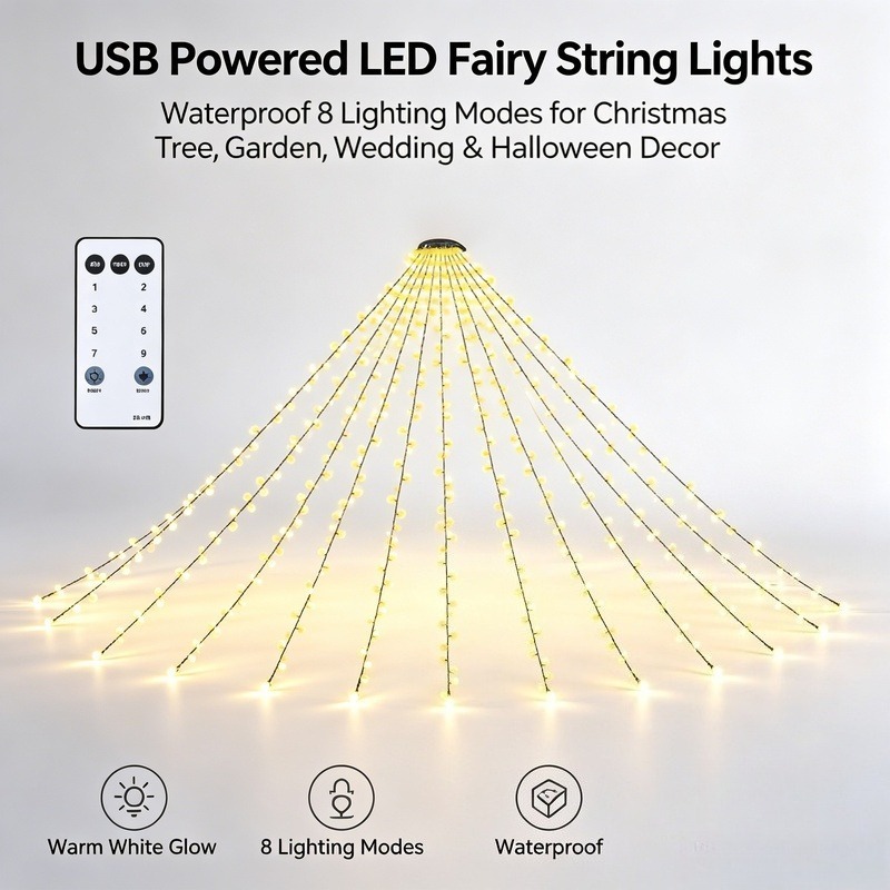USB LED Fairy String Lights, W - Lighting Decoration Wedding 评论和价格