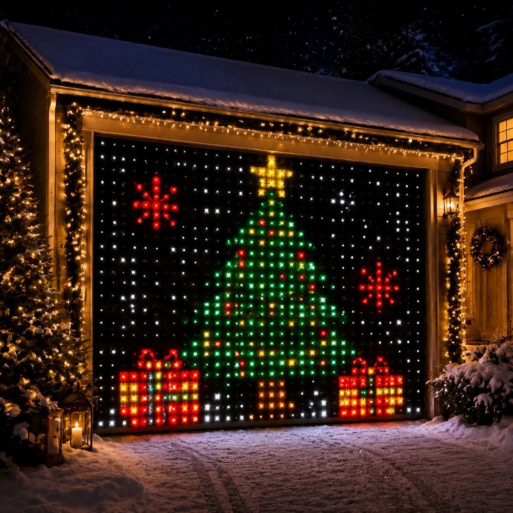 LED Pixel Curtain Lights Bluet - Lighting Decor Home 评论和价格
