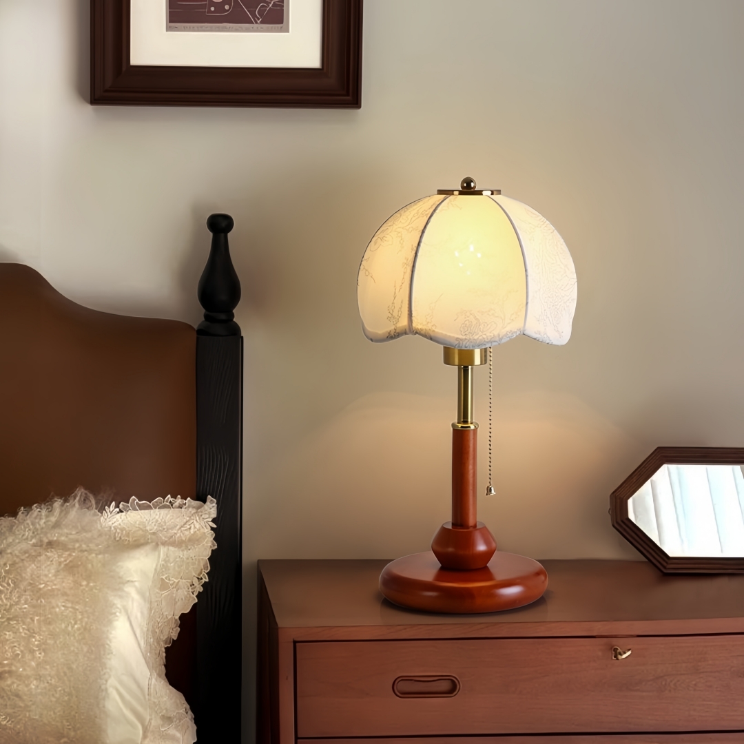 Vintage Scalloped Dome Table L - Lighting Decoration For Home 评论和价格