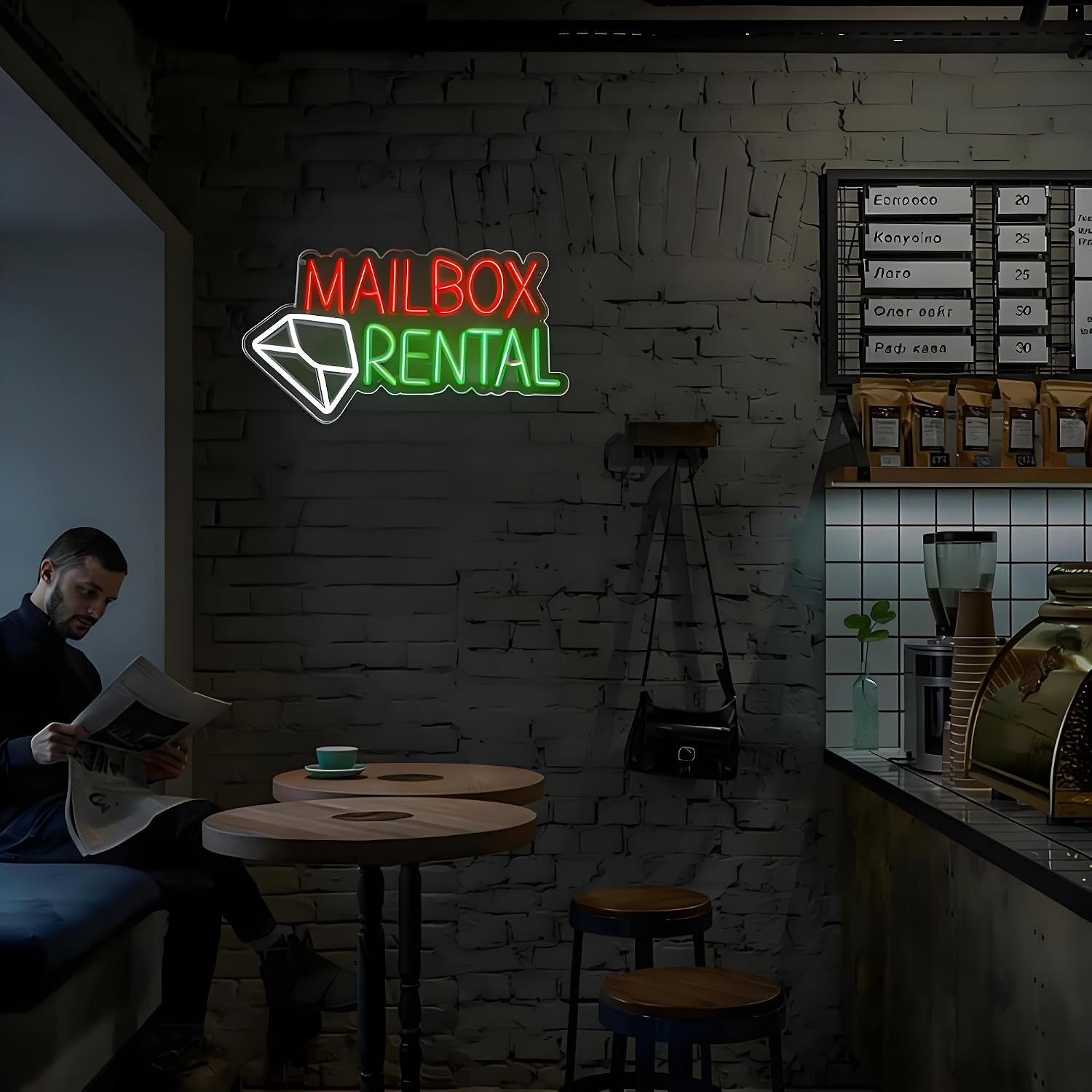 Mailbox Rental LED Neon Sign U - Lighting Decor Rentals 评论和价格