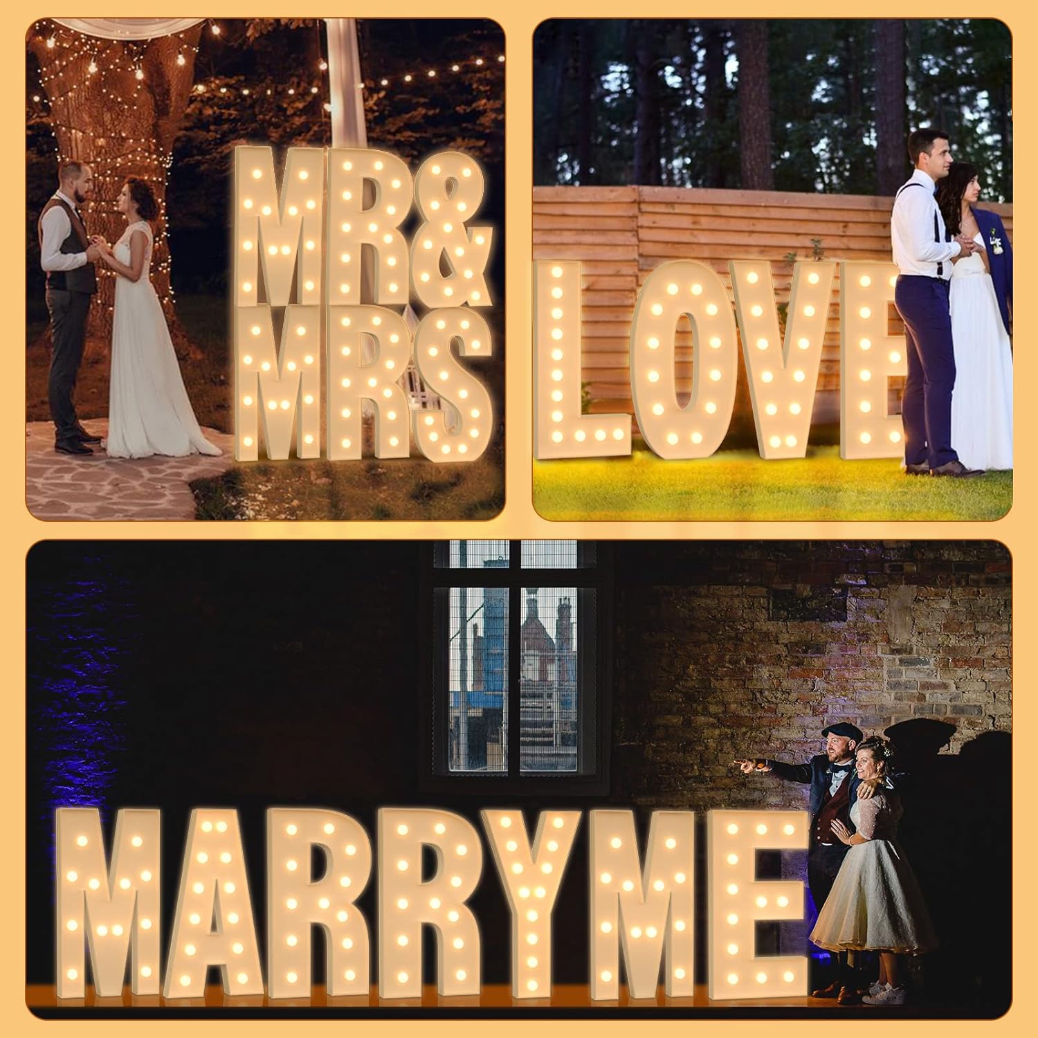 120CM DIY Marquee Letters Marq - Light Up Letters Marquee 评论和价格