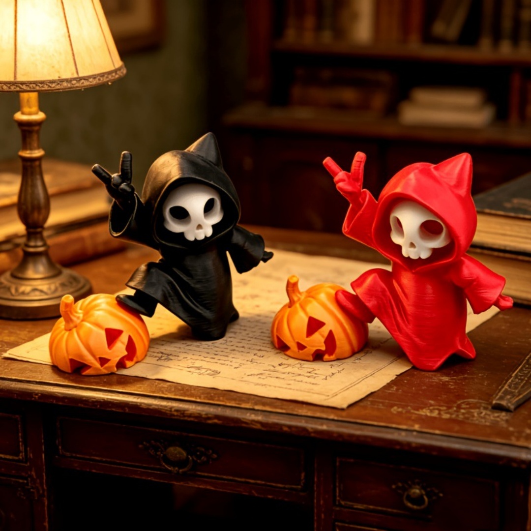 Cat Ear Grim Reaper Halloween  - Lighting Mcqueen Bedroom Decor 评论和价格