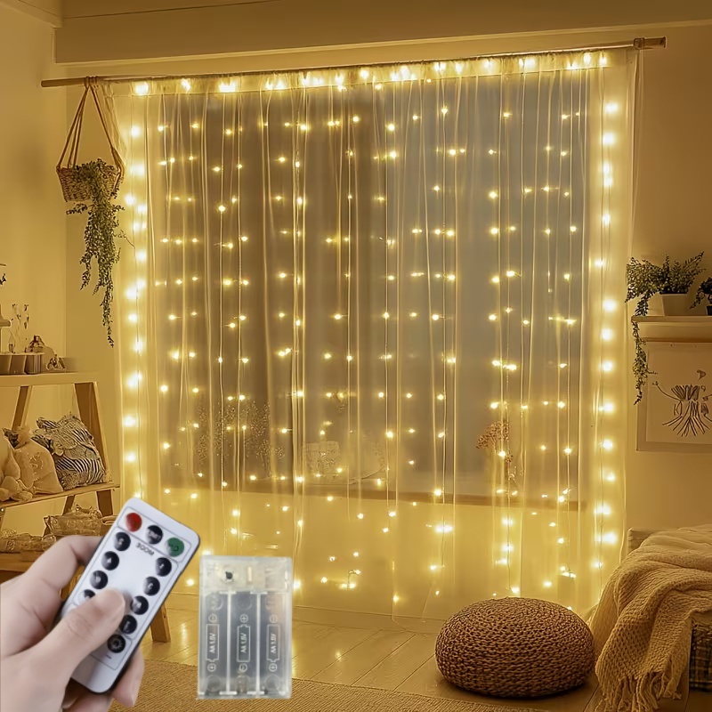 3M-6M Christmas Decoration Rem - Fairy Light Curtain 评论和价格