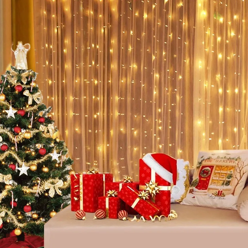 3M-6M Christmas Decoration Rem - Fairy Light Curtain 评论和价格