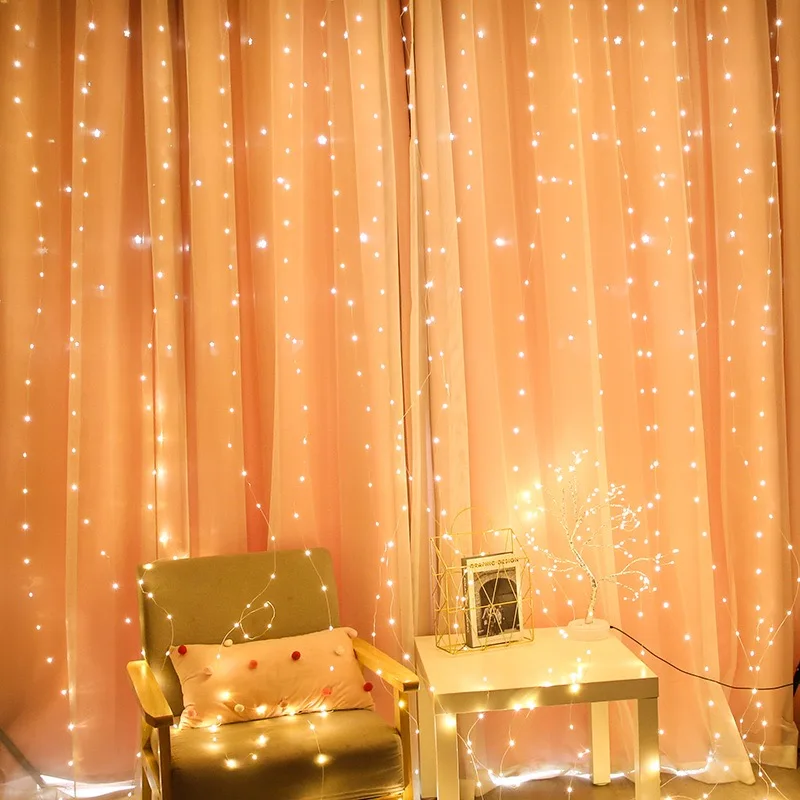 3M-6M Christmas Decoration Rem - Fairy Light Curtain 评论和价格