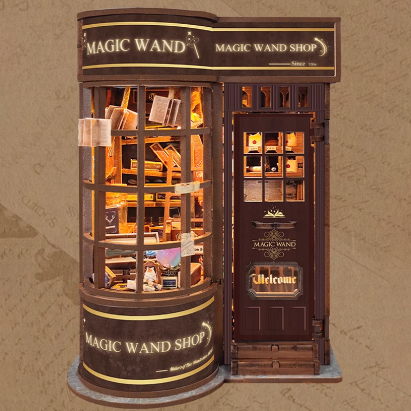 DIY Wooden Book Nook Kit Magic - Lighting Decor Store 评论和价格