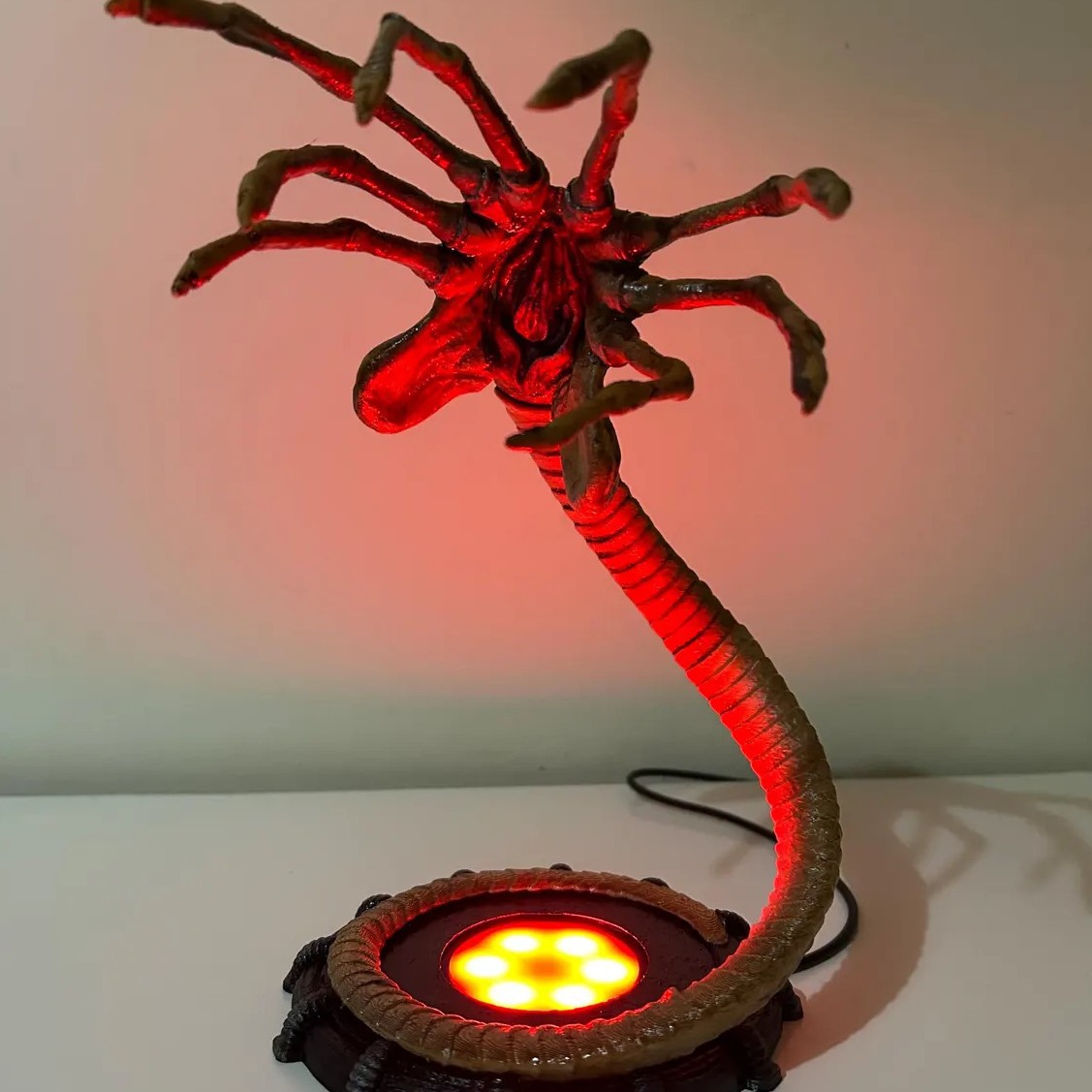 Alien Facehugger Lamp Nightlig - Lighting Decoration For Home 评论和价格