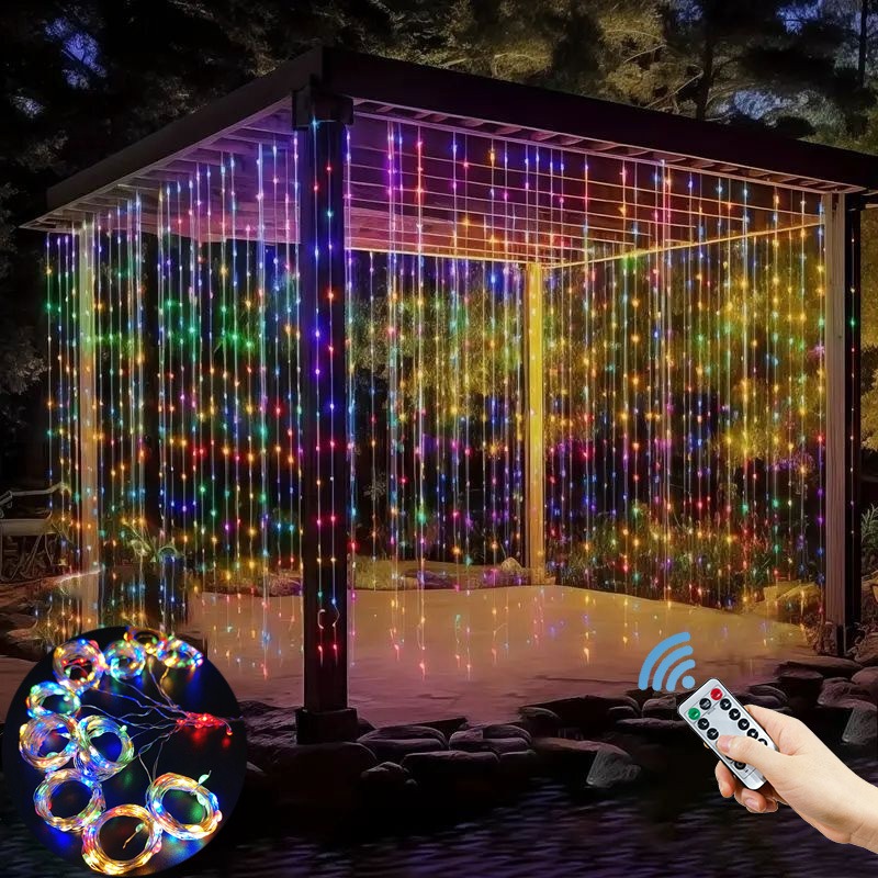 3/4/6m LED Curtain String Ligh - Fairy Light Curtain 评论和价格
