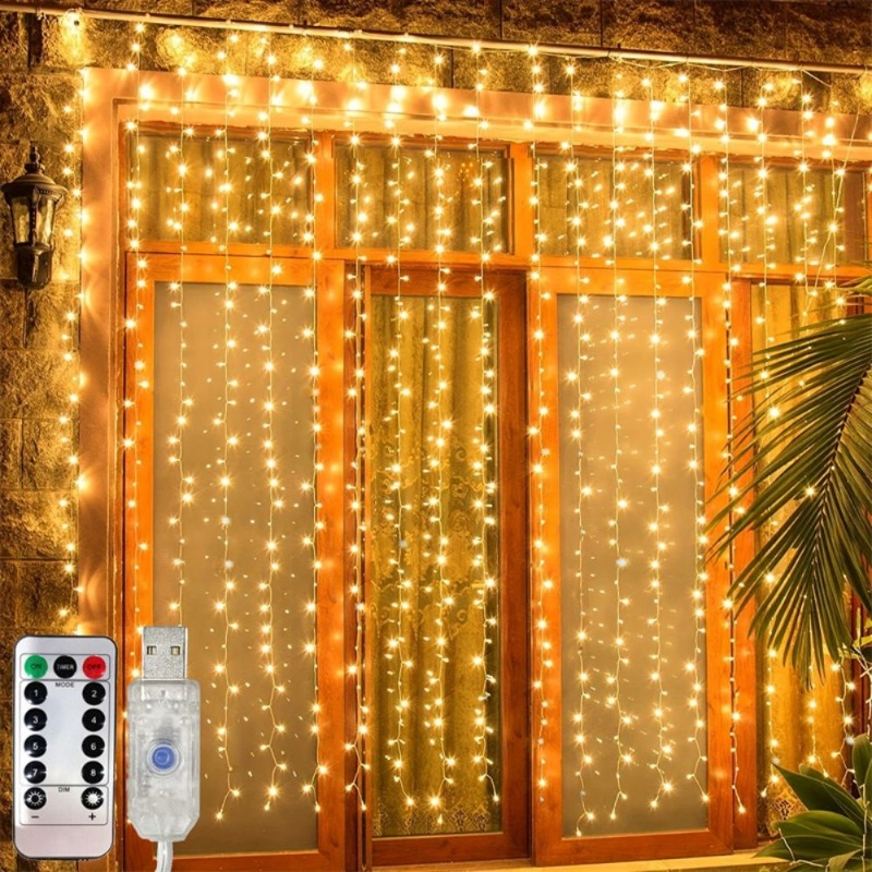 3/4/6m LED Curtain String Ligh - Fairy Light Curtain 评论和价格