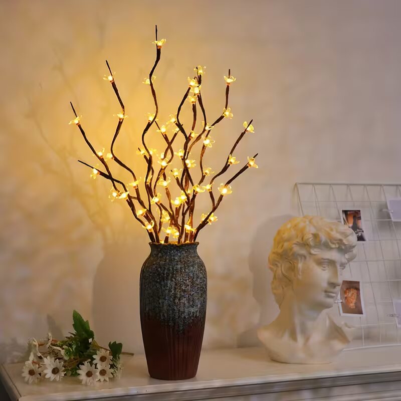1/2PC 20LED Cherry Blossom Tre - Lighting Decoration For Home 评论和价格