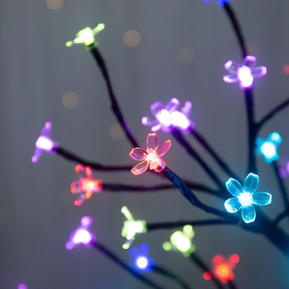 1/2PC 20LED Cherry Blossom Tre - Lighting Decoration For Home 评论和价格