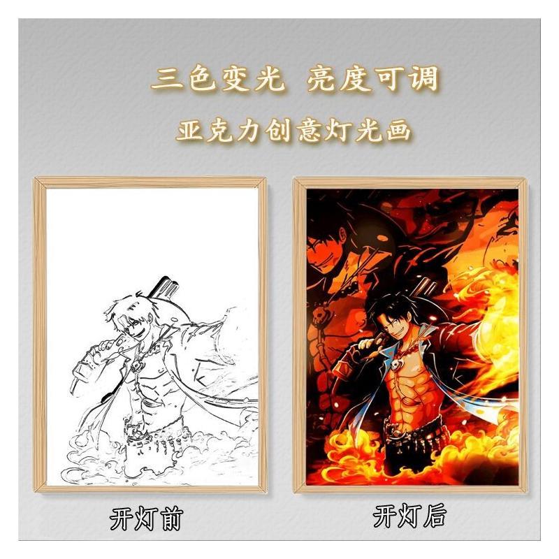 BANDAI One Piece Monkey D. Luf - Lighting Home Decor Products 评论和价格