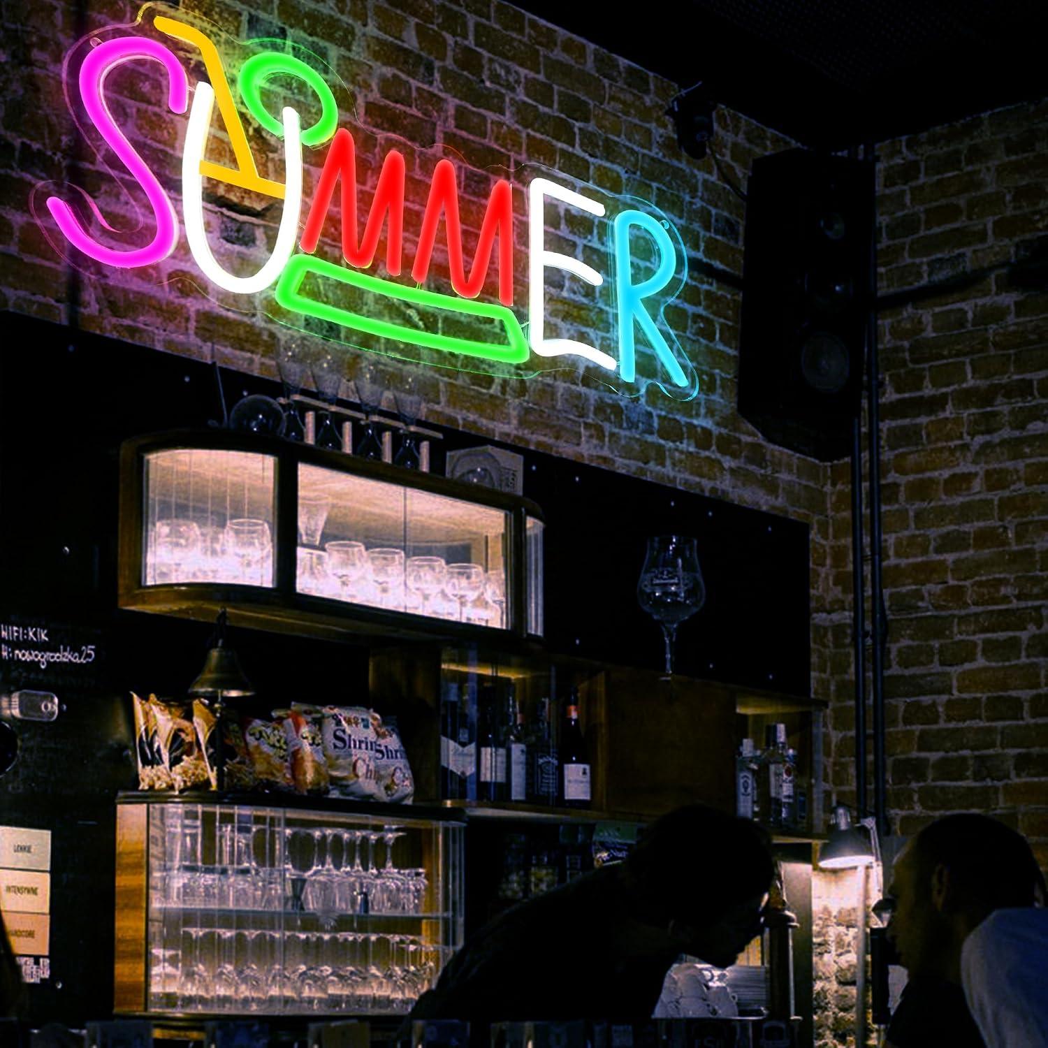 Summer Neon Sign USB Powered L - Lighting Decor Rentals 评论和价格