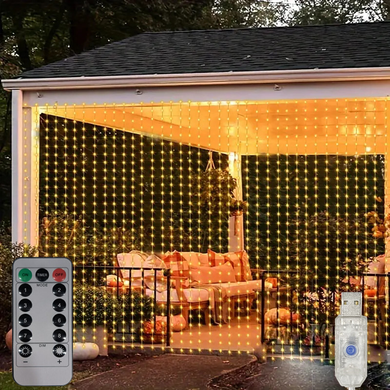 LED Garland Fairy Light Garden - Fairy Light Curtain 评论和价格