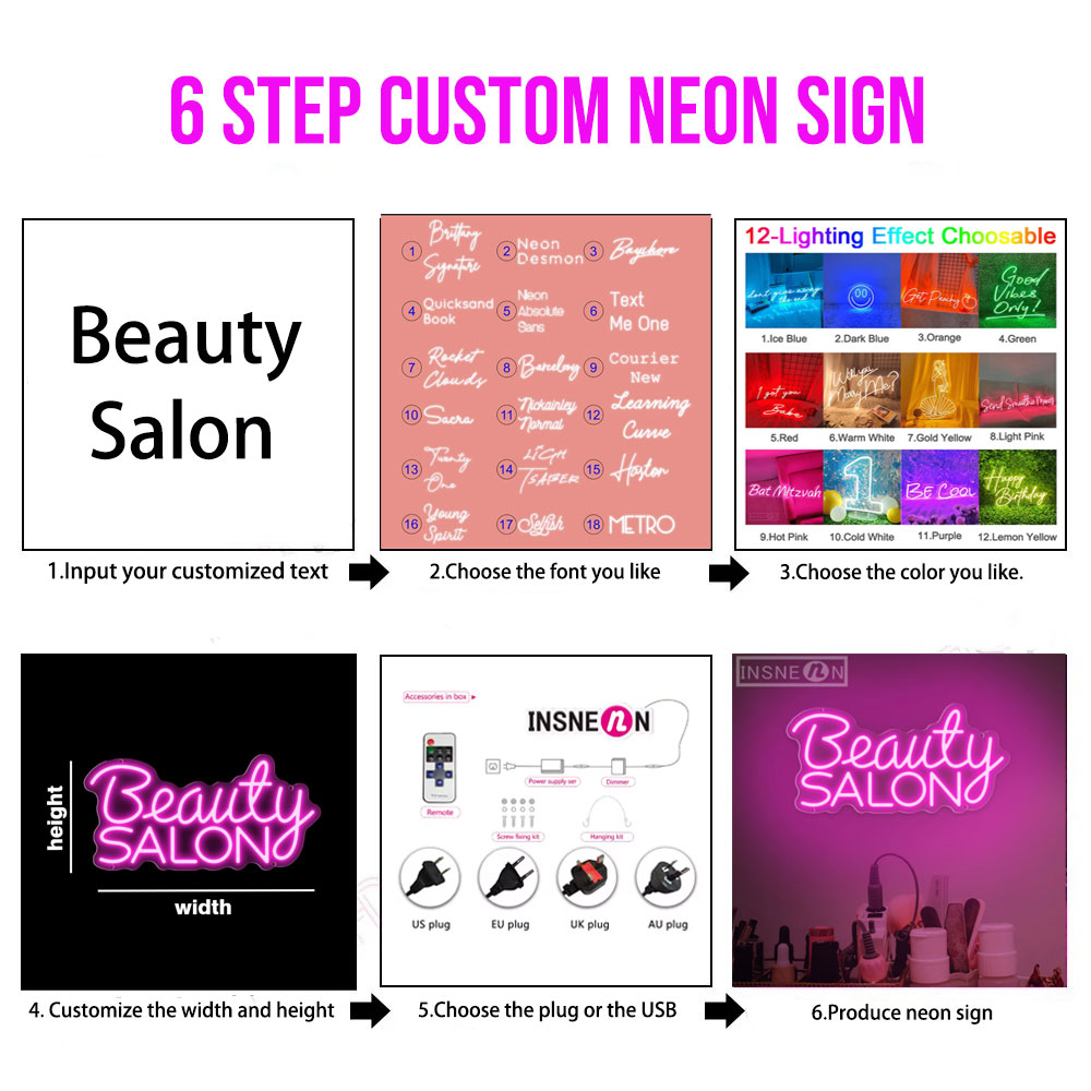 Custom Led Neon Signs LED Ligh - Lighting Decoration Wedding 评论和价格