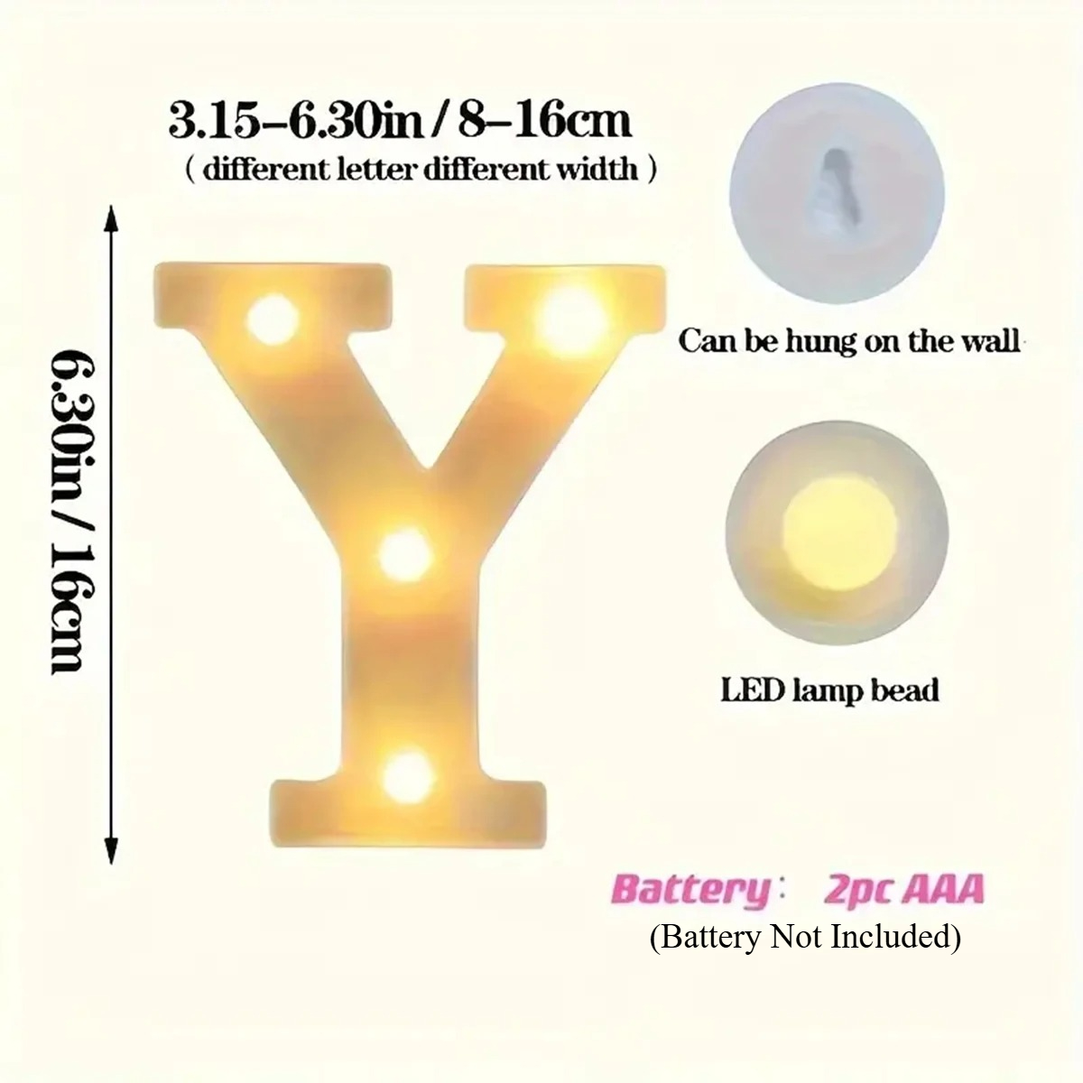 1Pc LED Light Up Letter Marque - Light Up Letters Marquee 评论和价格