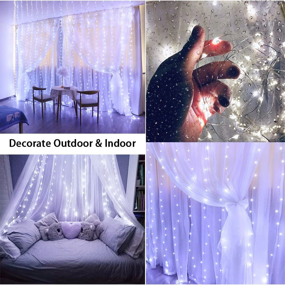 USB LED Curtain String Light C - Fairy Light Curtain 评论和价格