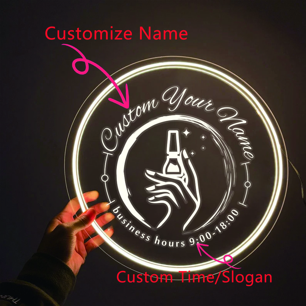1PC Round Shape Nail Art Theme - Lighting Decoration Wedding 评论和价格