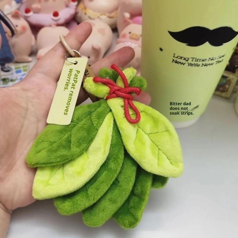 1Pcs Pomelo Leaf Plush Pendant - Lighting Mcqueen Bedroom Decor 评论和价格