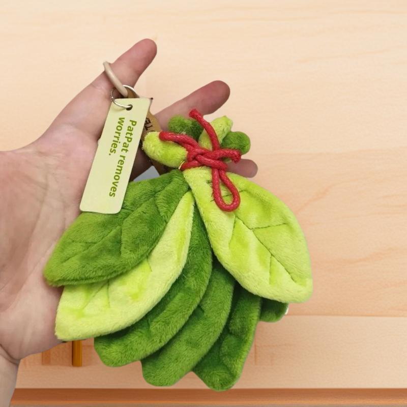1Pcs Pomelo Leaf Plush Pendant - Lighting Mcqueen Bedroom Decor 评论和价格