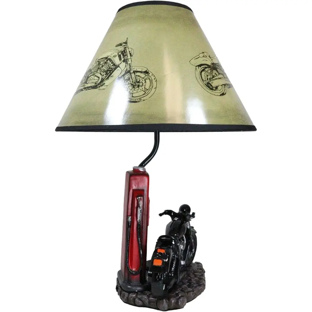 Vintage Retro Black Motorcycle - Lighting Decoration For Home 评论和价格