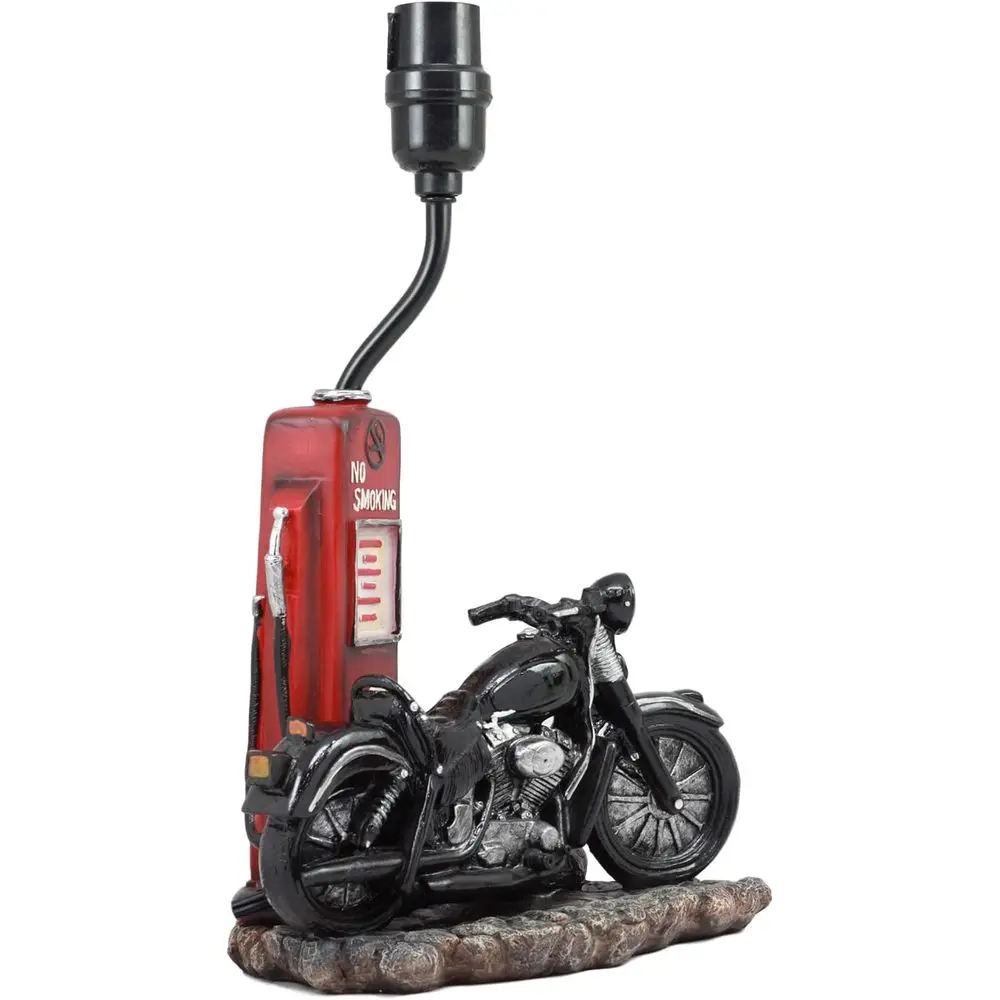 Vintage Retro Black Motorcycle - Lighting Decoration For Home 评论和价格