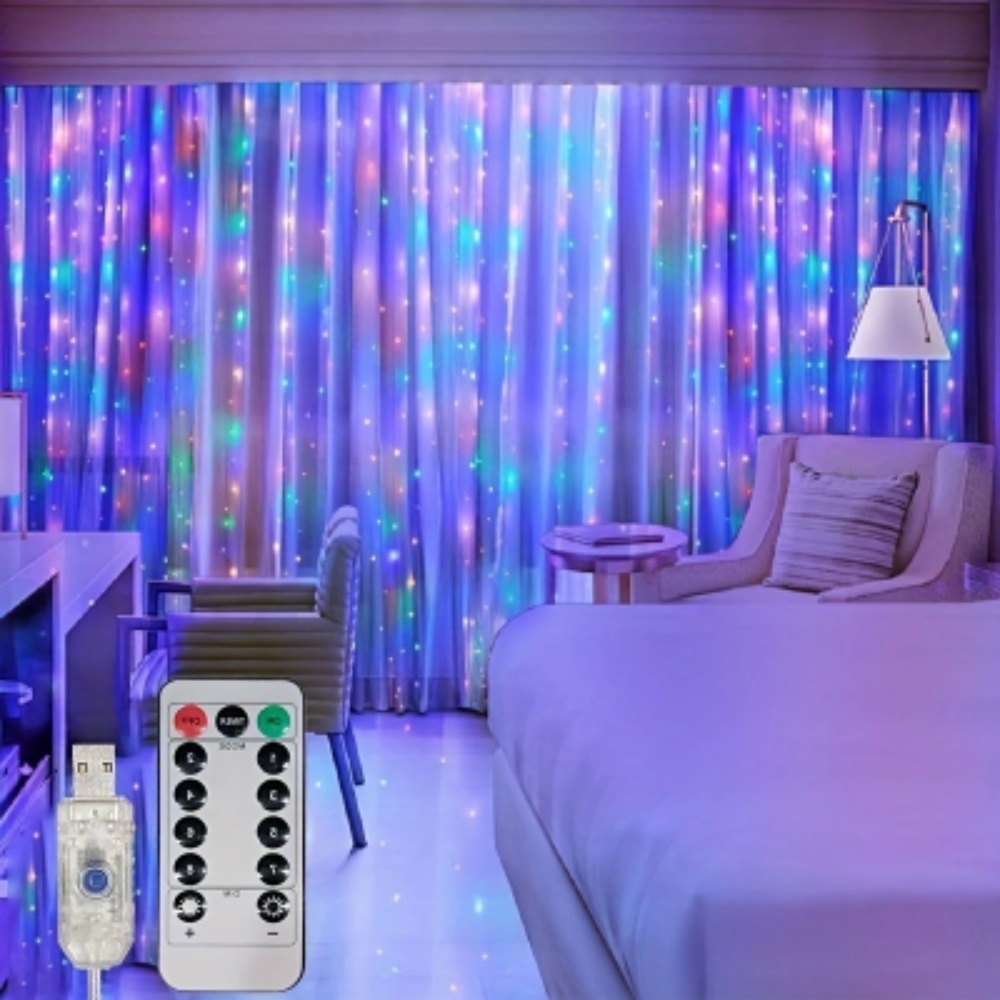 3/6m LED Curtain String Lights - Fairy Light Curtain 评论和价格