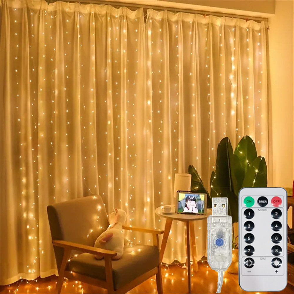 LED Curtain Fairy Light Christ - Fairy Light Curtain 评论和价格