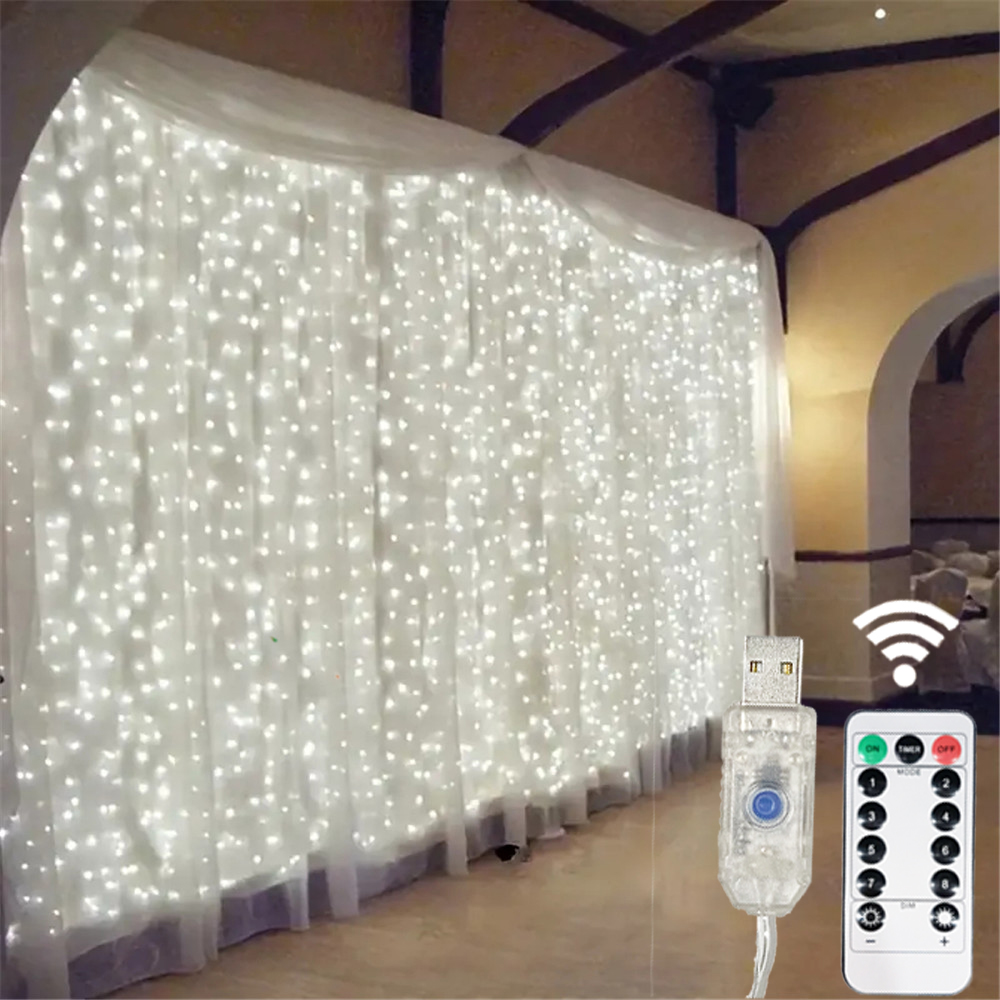 LED Curtain Fairy Light Christ - Fairy Light Curtain 评论和价格