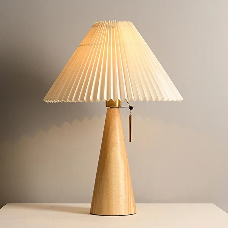 Retro Pleated Table Lamp Nordi - Lighting Decoration For Home 评论和价格