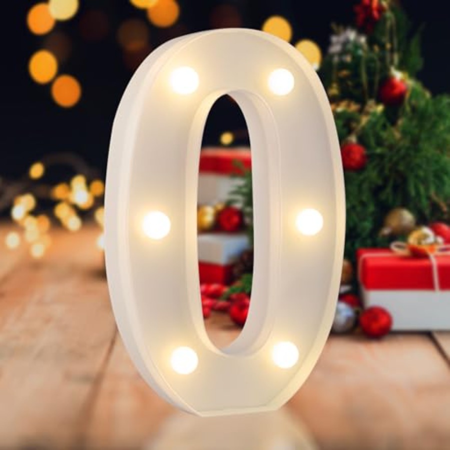 LED Marquee Numbers, 0-9 Light - Light Up Letters Marquee 评论和价格