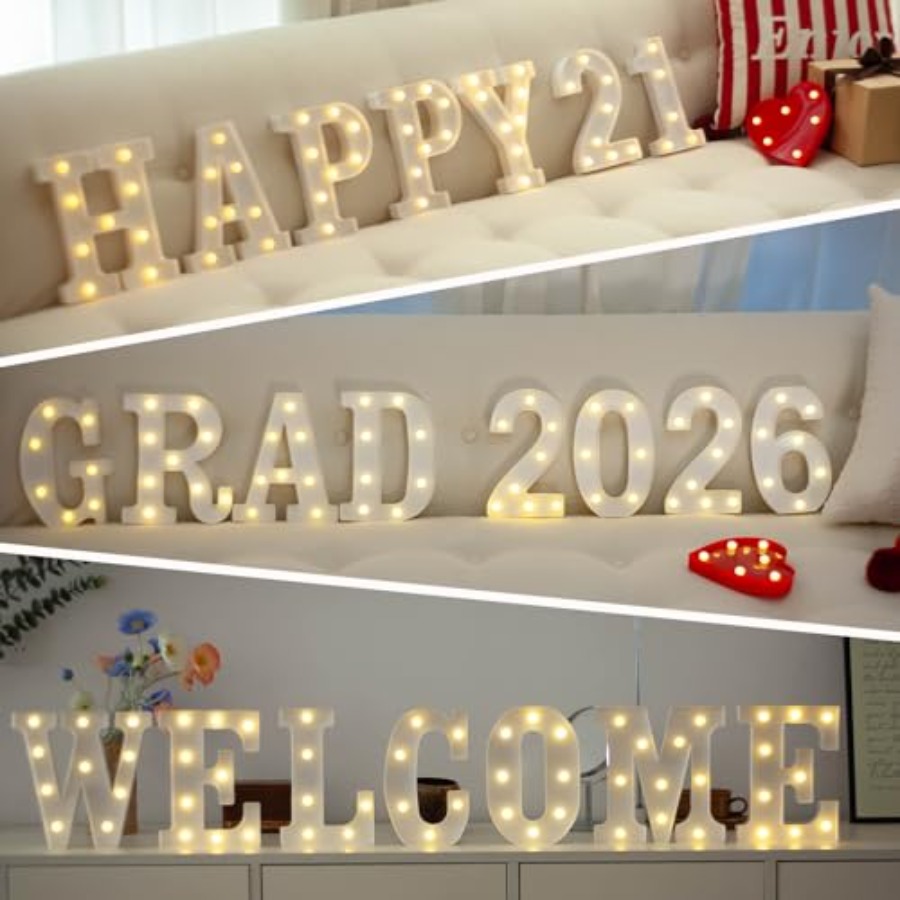 LED Marquee Numbers, 0-9 Light - Light Up Letters Marquee 评论和价格