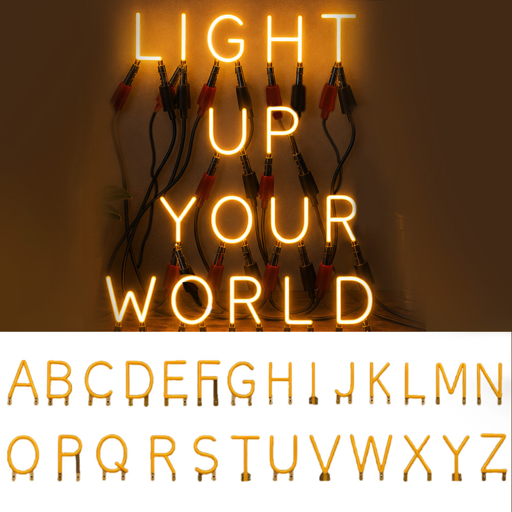 Freely Arrangeable 26 Letters  - Lighting Decor Store 评论和价格
