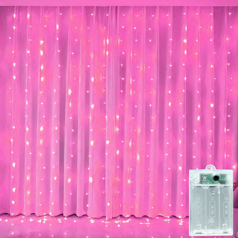 Battery Power LED Curtain Fair - Fairy Light Curtain 评论和价格