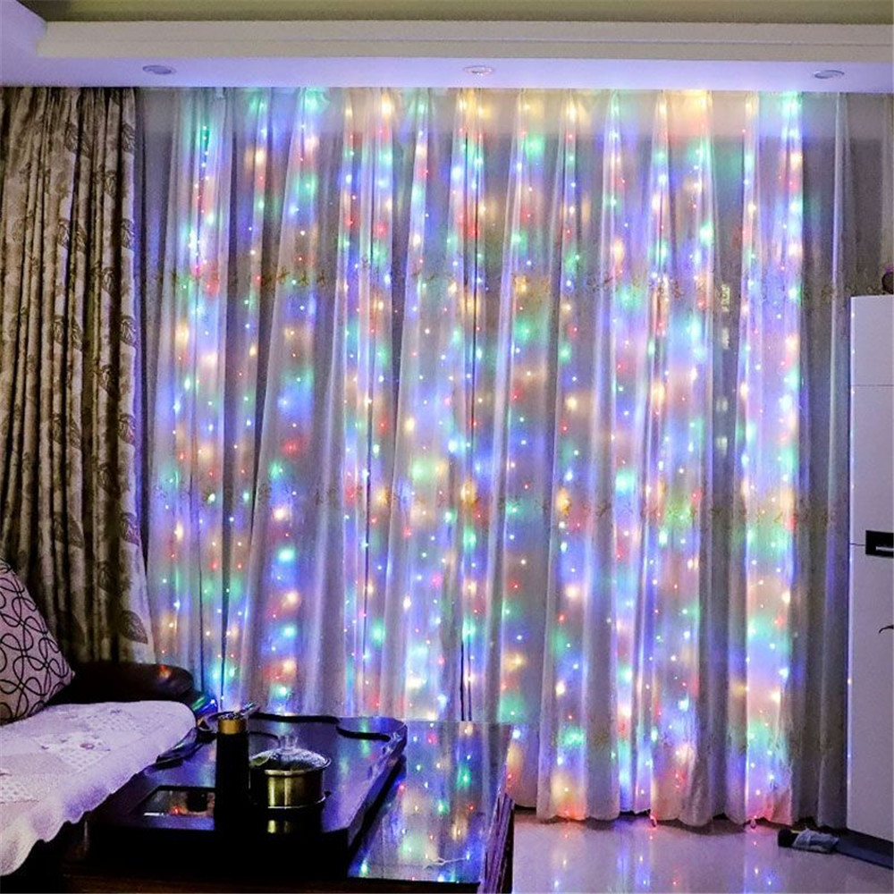 Battery Power LED Curtain Fair - Fairy Light Curtain 评论和价格