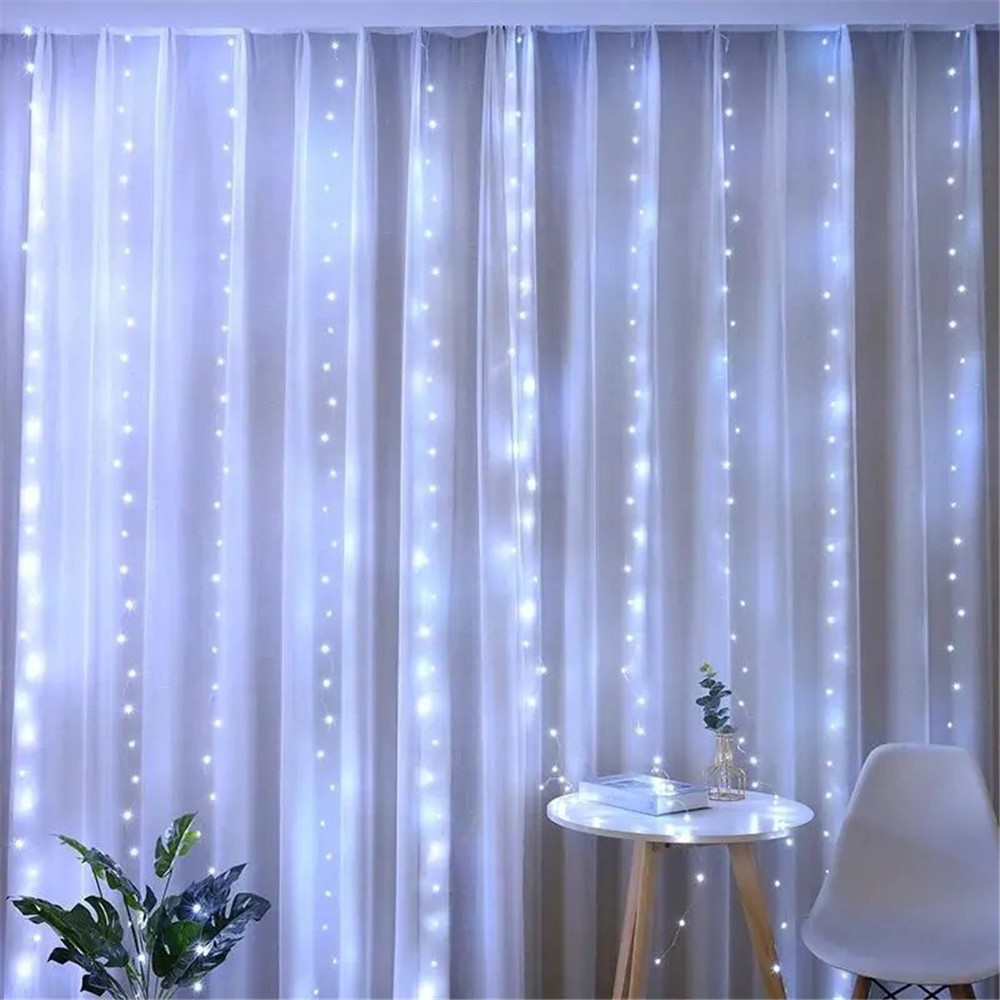 Battery Power LED Curtain Fair - Fairy Light Curtain 评论和价格
