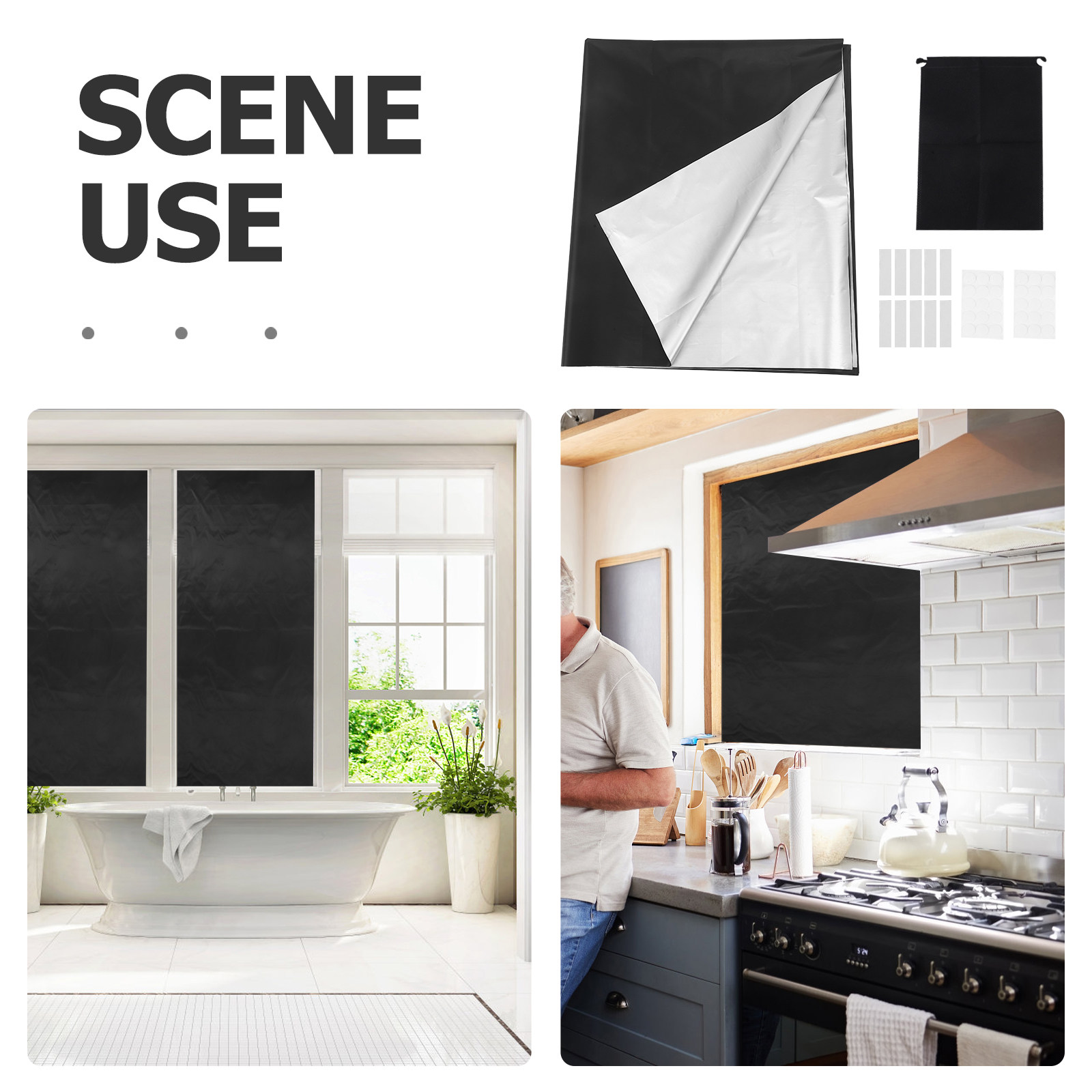 No Drill Blackout Window Shade - Lighting Decor Rentals 评论和价格
